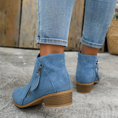 Schicke Leder-Stiefeletten für den Alltagstijl
