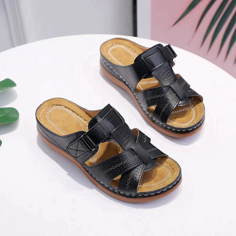 Atmungsaktive orthopädische Sommerslipper für Damen