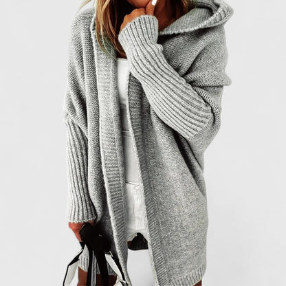Gemütlicher leichter Strick-Cardigan-Pullover