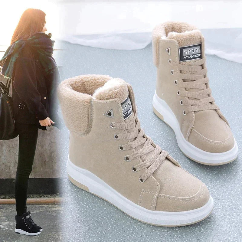 Gemütliche Winter-Stiefel mit Fellfutter für Damen