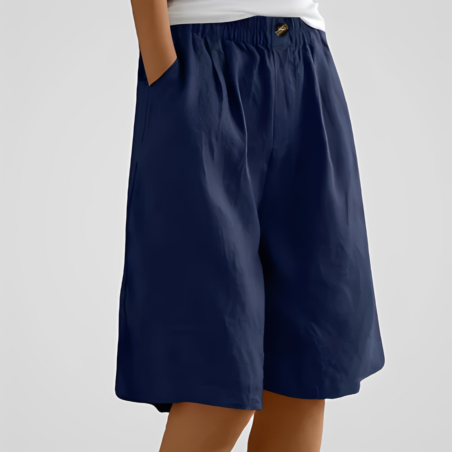 Damen Leichte Sommer Shorts Lockerer Sitz Bequemer Stil