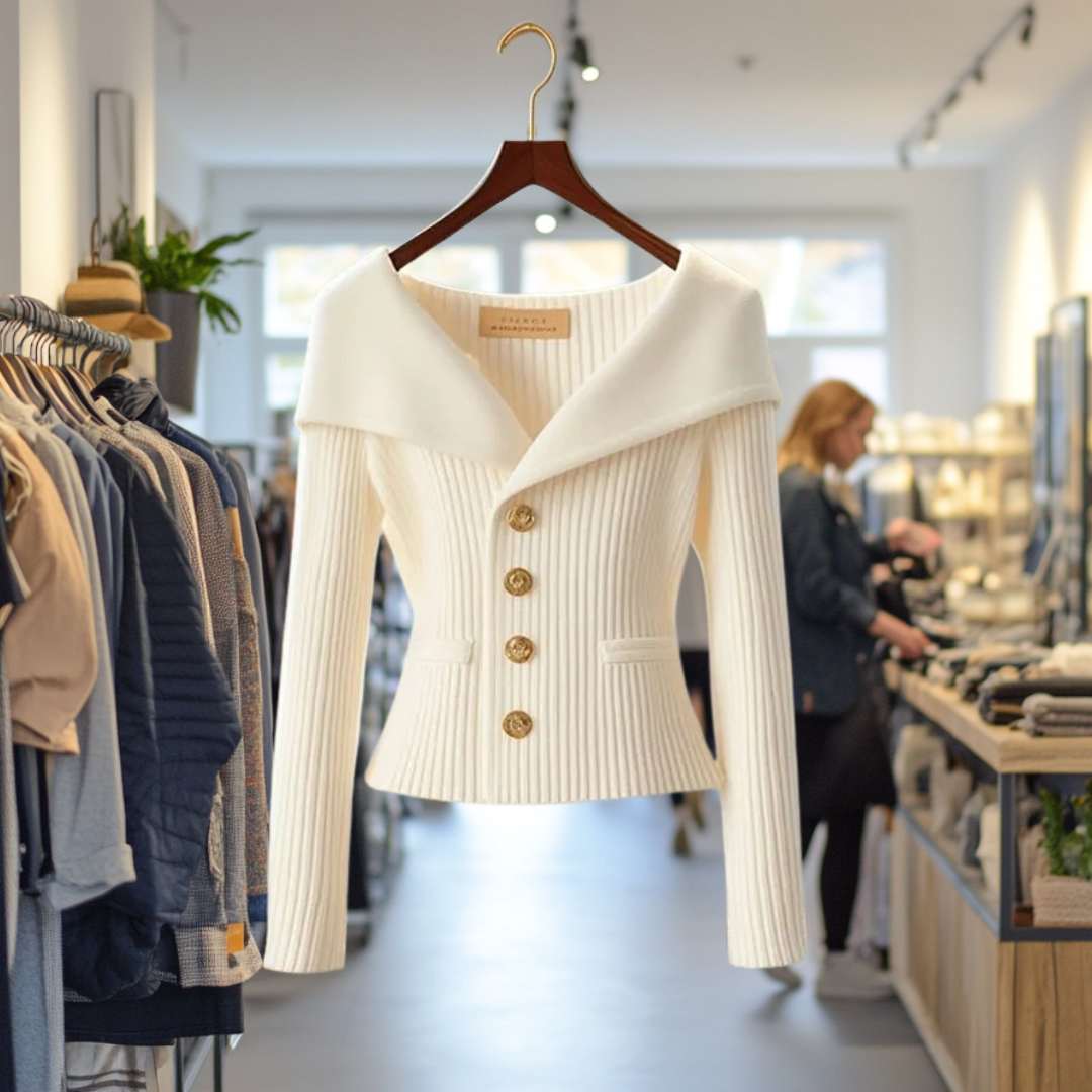 Schickes Luxusweste für Lagenlook