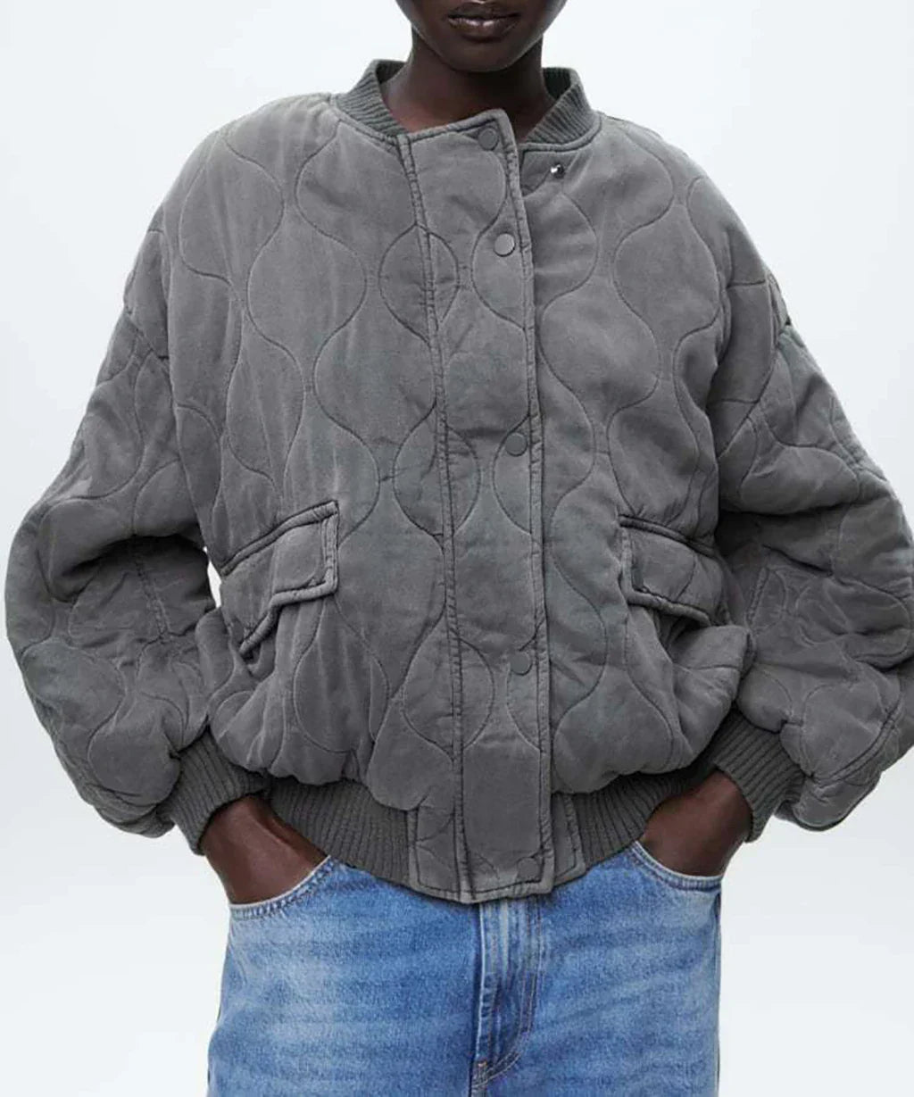 Moderne gesteppte Winterjacke für Damen