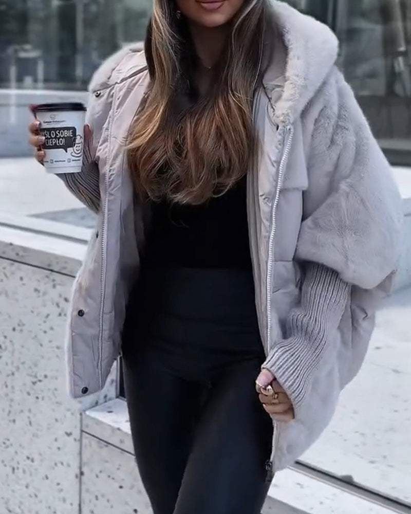 Übergroße Daunenjacke