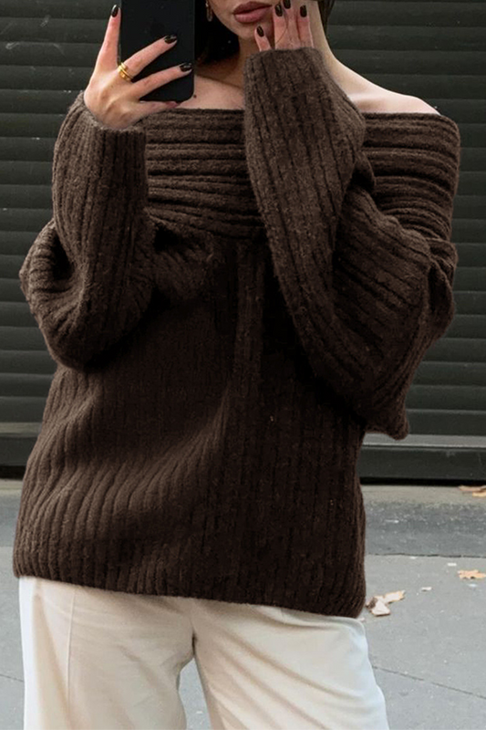 Gemütlicher Strick-Winterpullover für lässigen Komfort