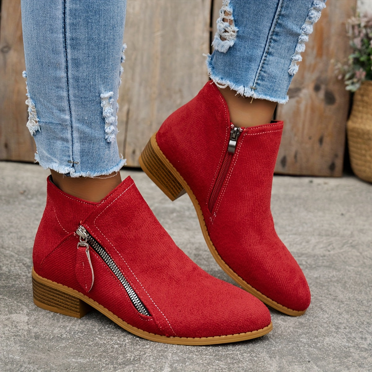 Schicke Leder-Stiefeletten für den Alltagstijl