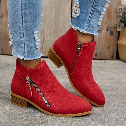 Schicke Leder-Stiefeletten für den Alltagstijl