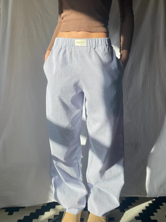Leichte elegante Sommer-Leinenhose