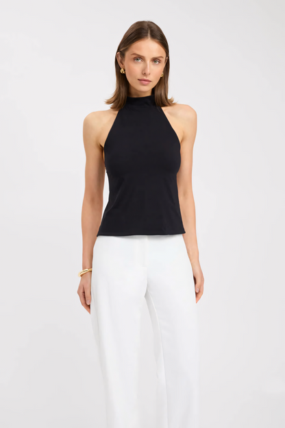 Leichtes Leinenmisch-Kaye-Top für mühelosen Stil