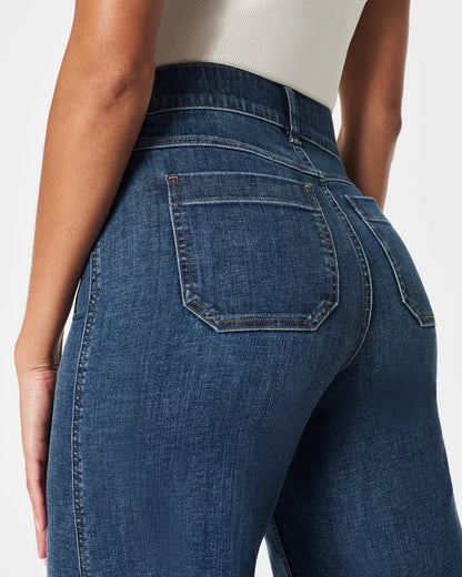 High Waist Weite Bein Jeans für Damen