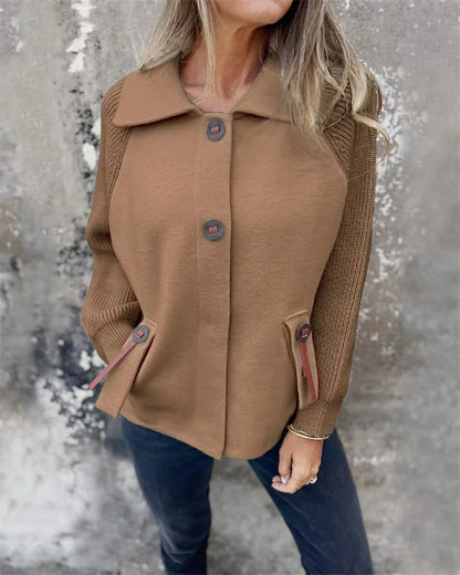 Gemütliche leichte Damen-Herbst-Winterjacke