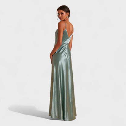 Satin Nachthemdkleid