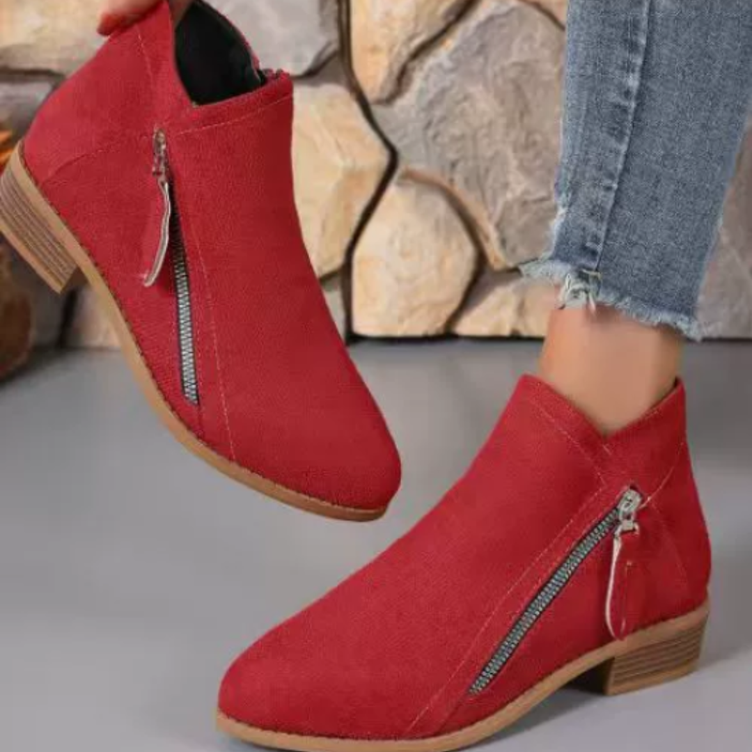Schicke Leder-Stiefeletten für den Alltagstijl