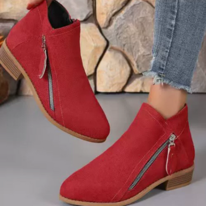 Schicke Leder-Stiefeletten für den Alltagstijl