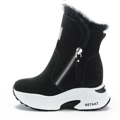 Gemütliche sportliche Winterstiefel für Damen