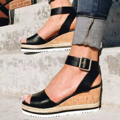 Keilsandalen für Damen Schick Bequeme Sommerschuhe