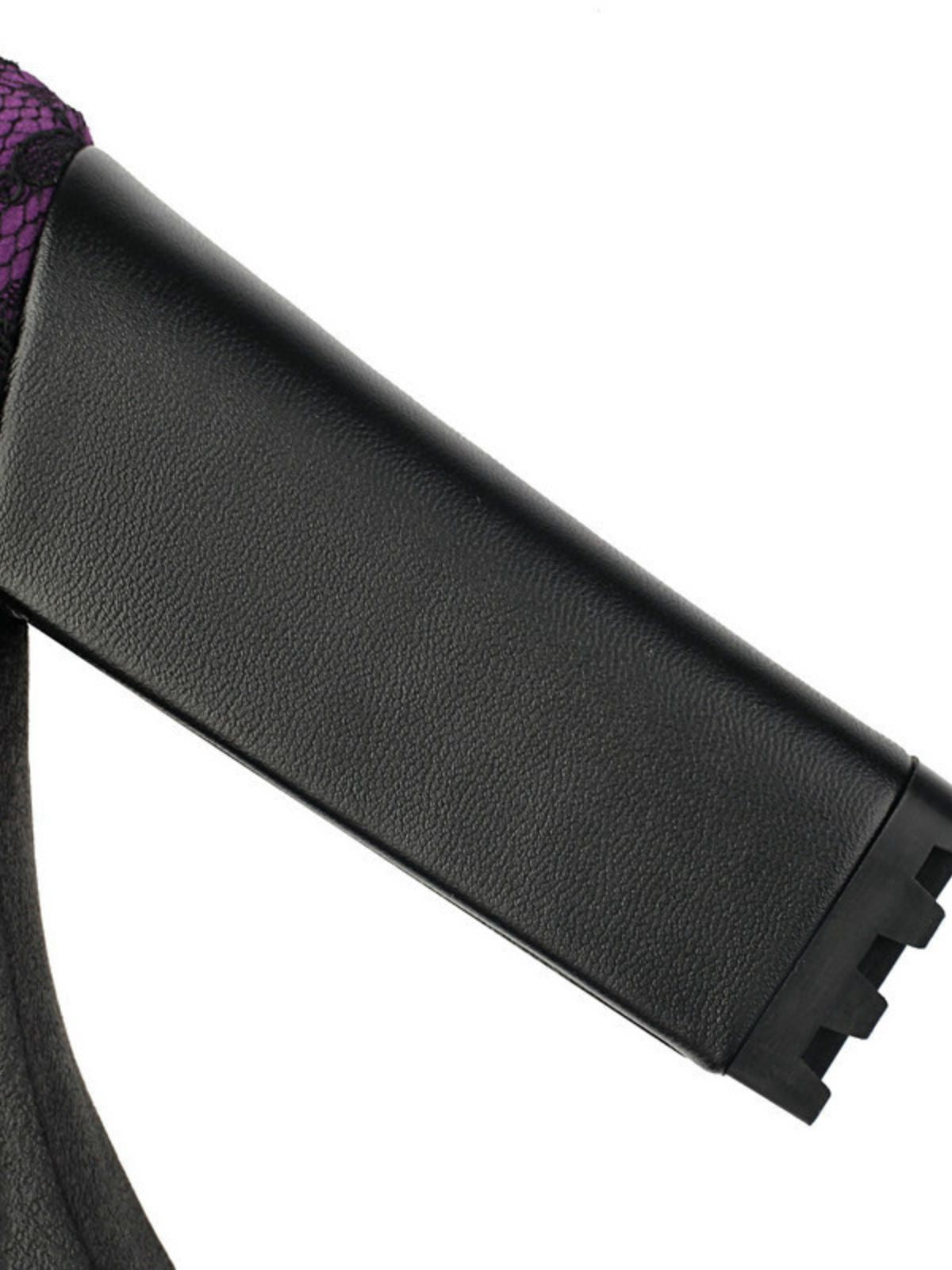 Vintage Spitzen-Plattform-Stiefeletten mit klobigen Absätzen