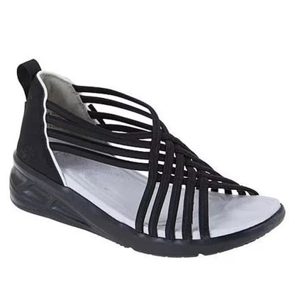 Schicke Keilsandalen mit Knöchelriemen für den Sommerstil