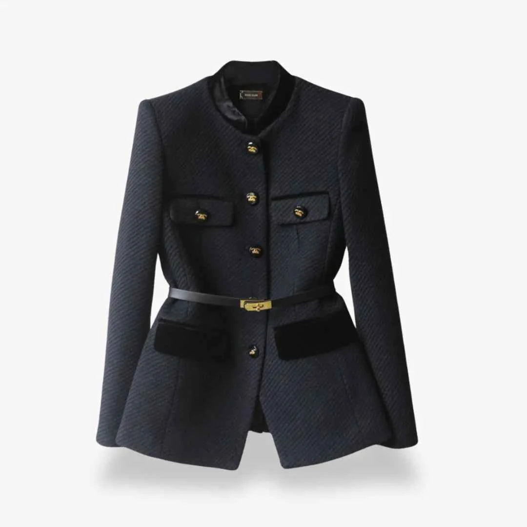 Maßgeschneiderter Tweed-Blazer für schicke Büro-Outfits