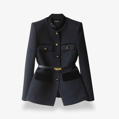 Maßgeschneiderter Tweed-Blazer für schicke Büro-Outfits