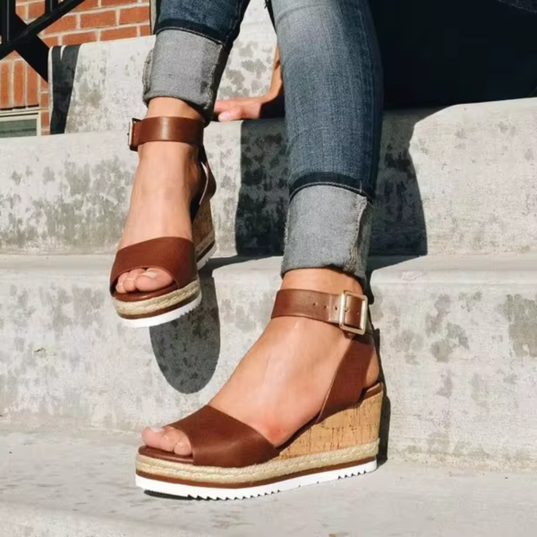 Keilsandalen für Damen Schick Bequeme Sommerschuhe