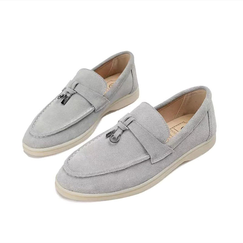 Schicke Lederloafer mit Schnallendetail