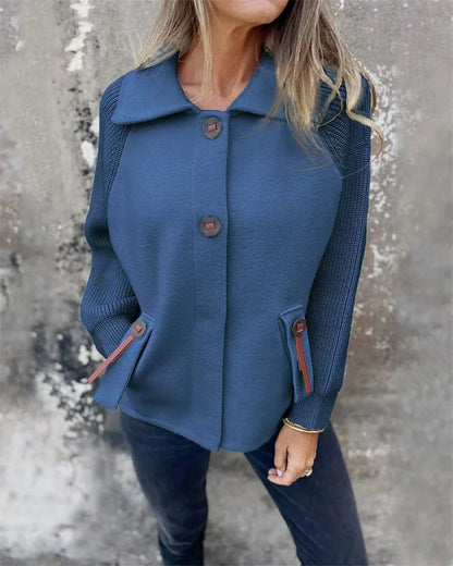 Gemütliche leichte Damen-Herbst-Winterjacke