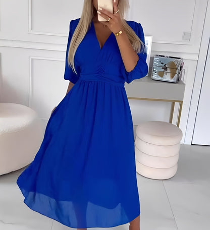 Elegantes Damenkleid mit Ellbogenärmeln