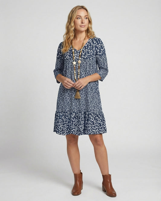 Elegantes Damenkleid für vielseitigen Komfort