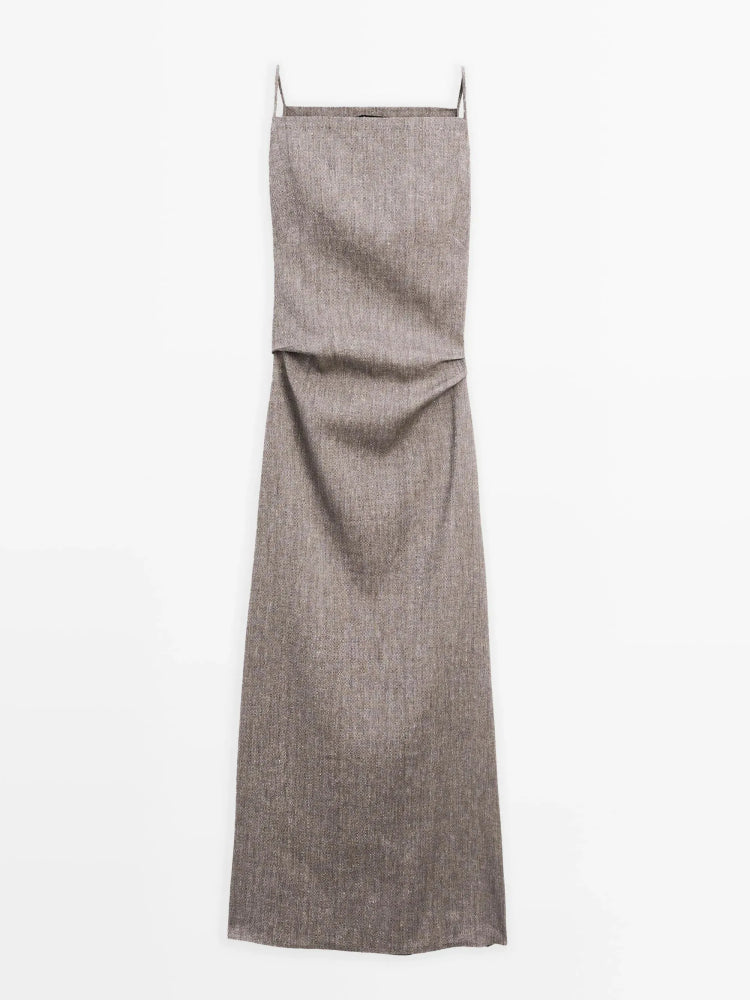 Maxikleid aus Leinenmischung für mühelosen Sommerstil
