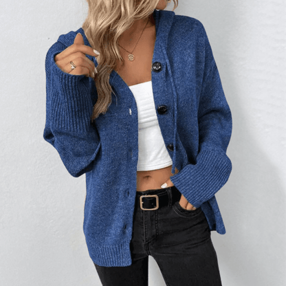 Gemütliche Strick-Cardigan mit Knöpfen für Damen