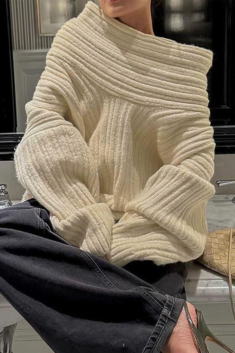 Gemütlicher Strick-Winterpullover für lässigen Komfort