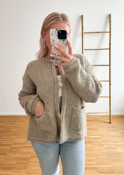 Gemütliche Teddy-Fleecejacke für lässig-schicke Looks