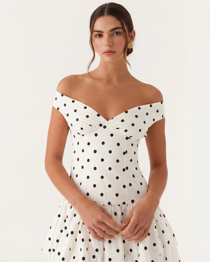 Mesaro ärmelloses Minikleid mit Rüschenapplikation