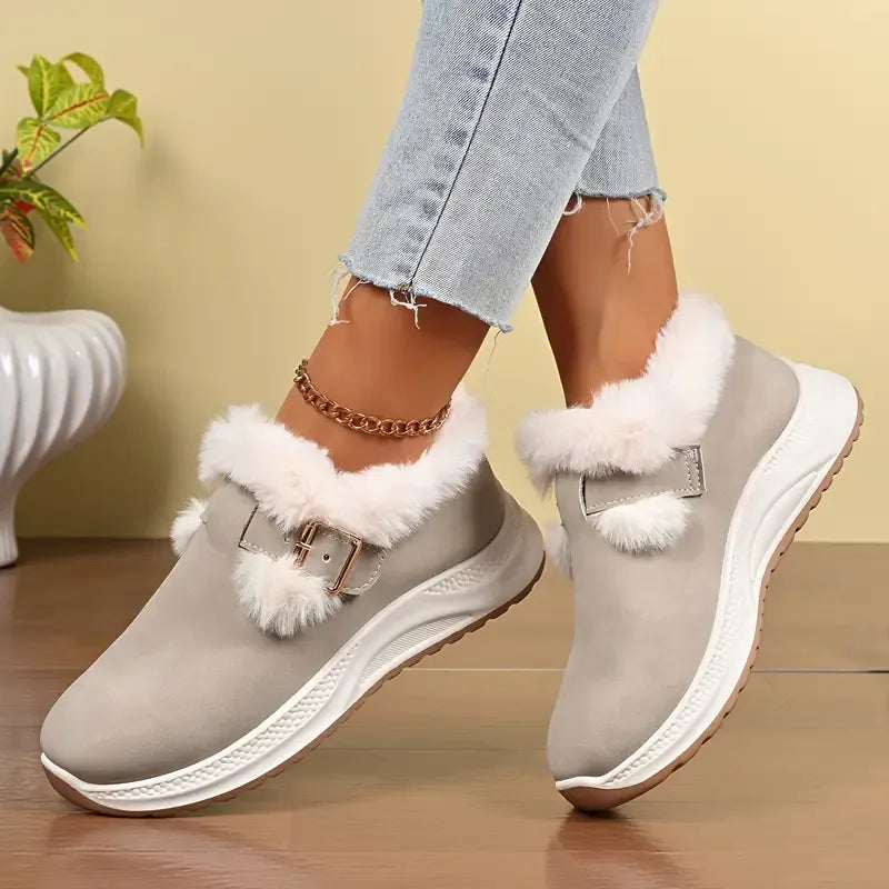 Gemütliche wasserdichte Winter-Schneestiefel für Damen
