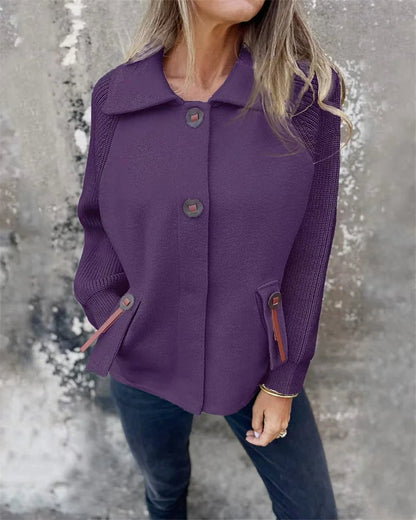 Gemütliche leichte Damen-Herbst-Winterjacke