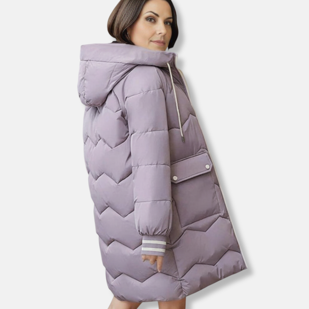 Gemütlicher Damen-Winterparka mit Kapuze