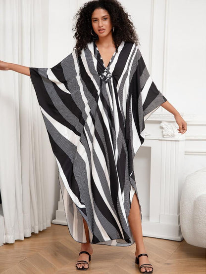 Luftiges Maxikleid aus Mikrofaser mit fließender Silhouette