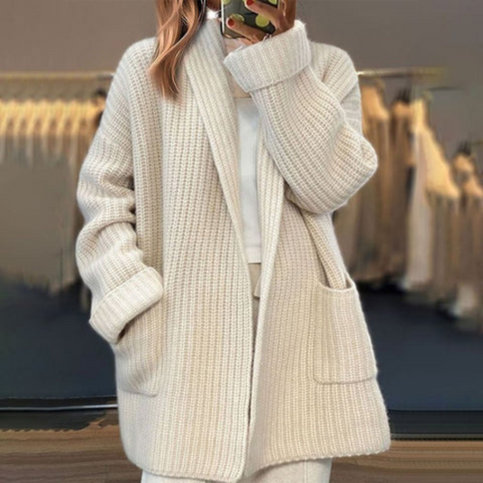 Gemütliche Strickjacke aus Wollmischung für Damen