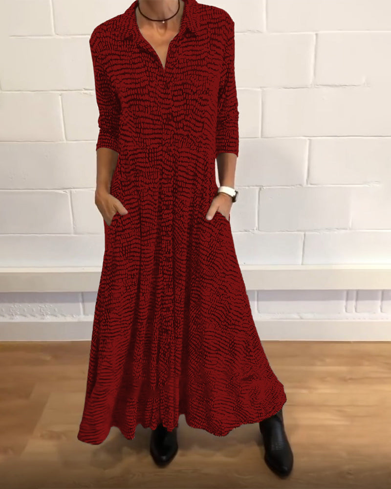 Elegantes Damenkleid mit Taschen