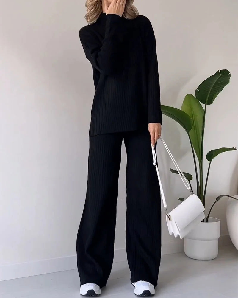 Schickes zweiteiliges Set mit Schlitz für lässigen Alltagslook