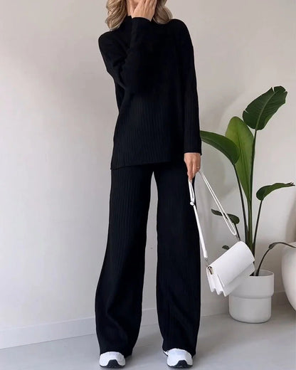 Schickes zweiteiliges Set mit Schlitz für lässigen Alltagslook
