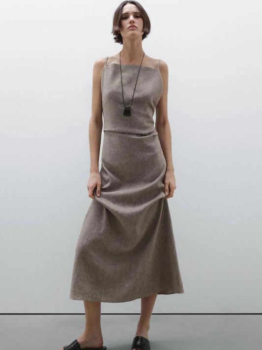 Maxikleid aus Leinenmischung für mühelosen Sommerstil