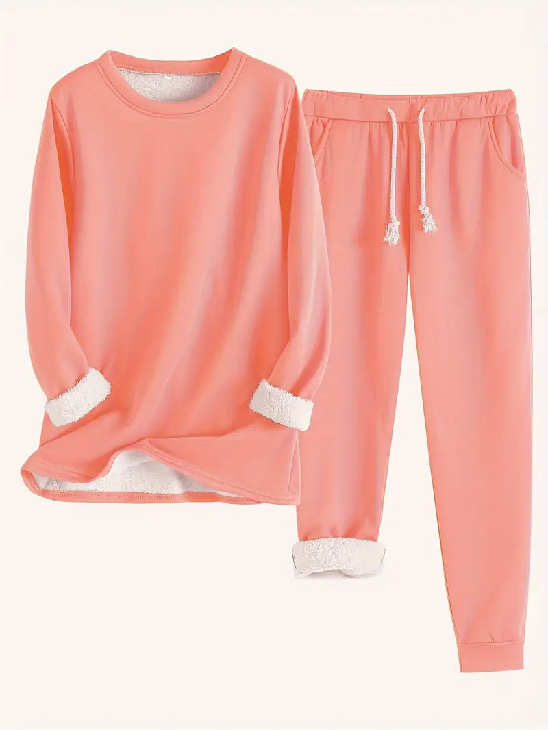 Gemütliches Strick-Loungewear-Set für entspannte Tage