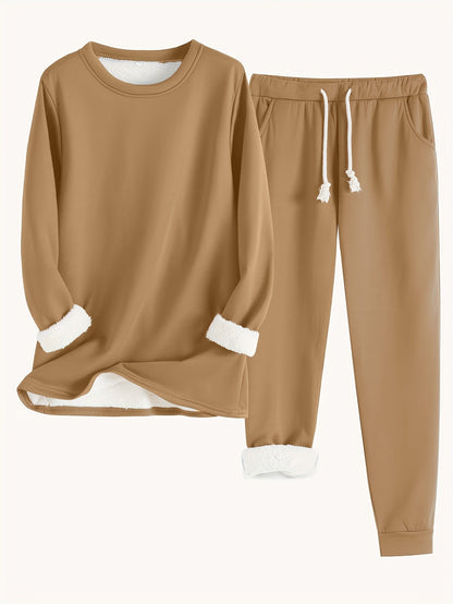 Gemütliches Strick-Loungewear-Set für entspannte Tage