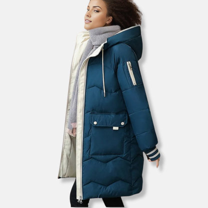 Gemütlicher Damen-Winterparka mit Kapuze