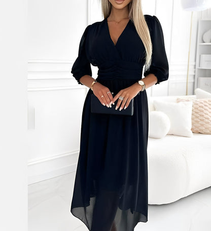 Elegantes Damenkleid mit Ellbogenärmeln