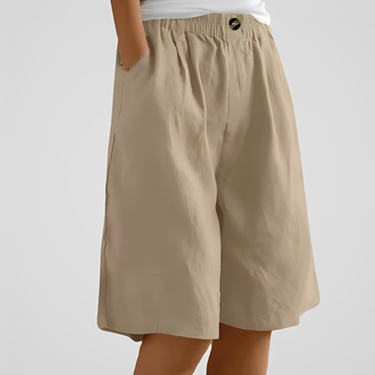 Damen Leichte Sommer Shorts Lockerer Sitz Bequemer Stil