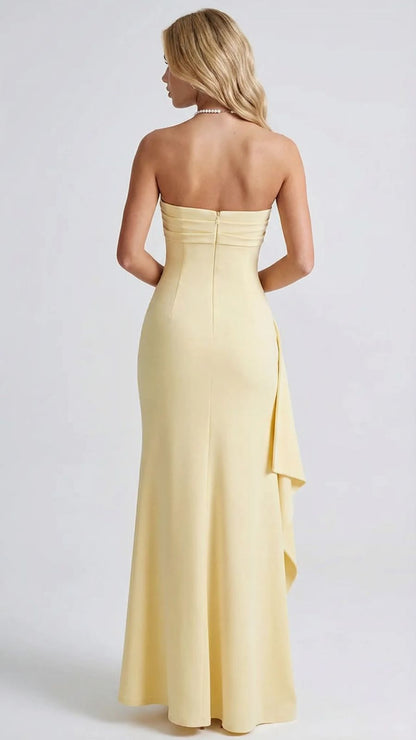 Elegantes Cora Maxikleid für Damen mit fließender Silhouette