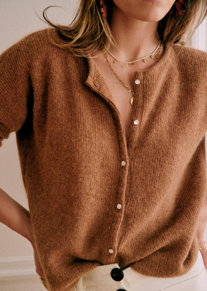 Chunky Cozy Strickcardigan Pullover für Herbstlagen